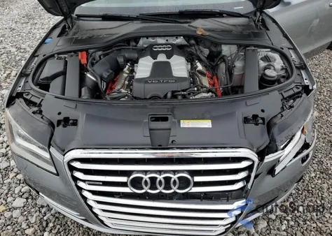 2013 Audi A8 L Quattro z USA, uszkodzony, nr VIN WAURGAFD0DN000783